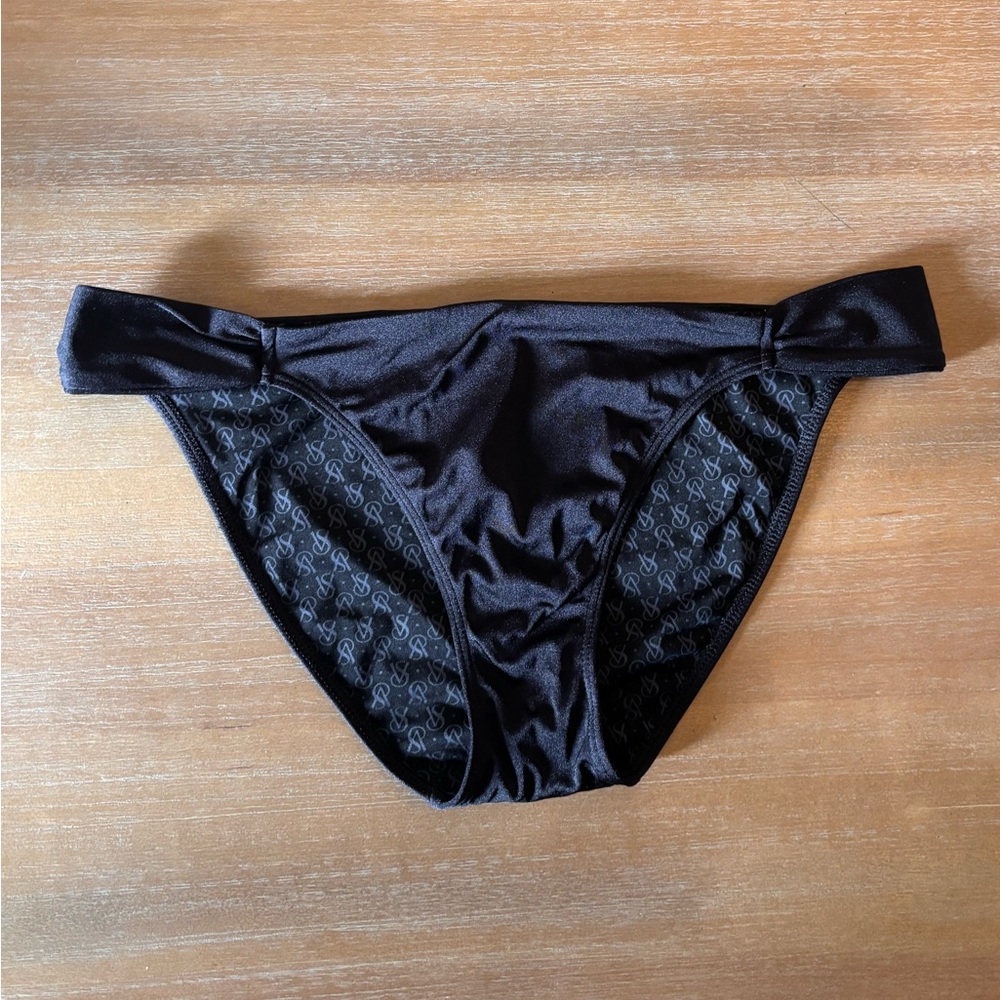 Victoria’s Secret Black Bikini Swim Bottom, Size Large
